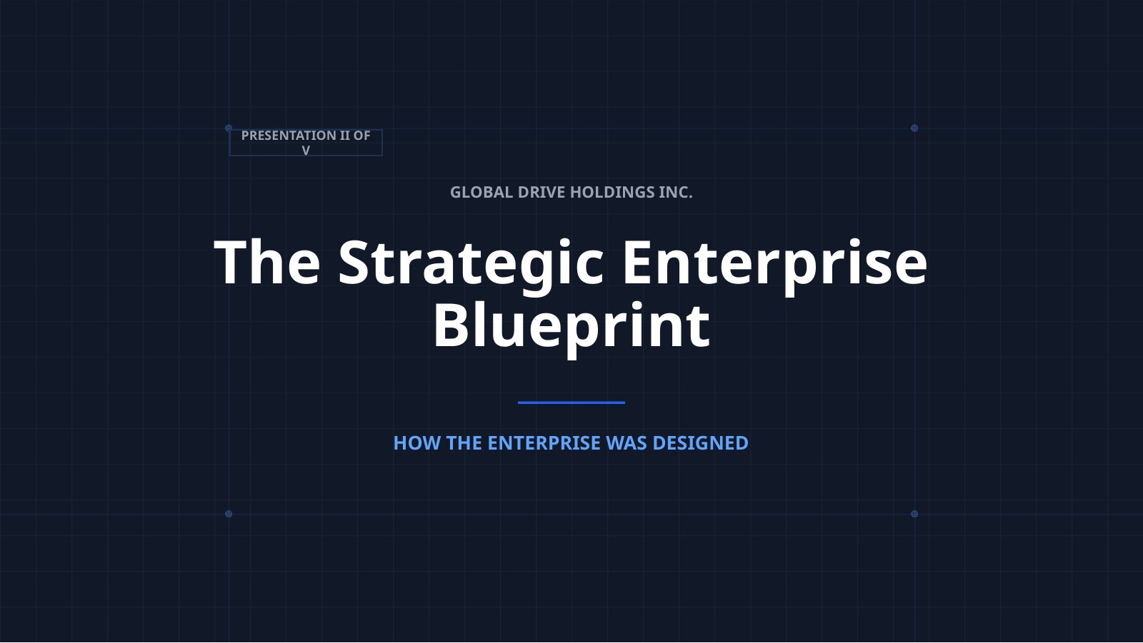 Cover of the Strategic Enterprise Blueprint